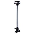 Perko 1284DP0CHR Vertical-Mount Fold-Down Combination Masthead/ All-Round Light-13-1/8"  Polymer TopBase 1284DP0CHR